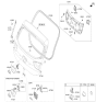 Diagram for Kia Rio Door Lock Actuator - 81230H8000