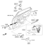 Diagram for 2021 Kia Rio Door Handle - 82661H9000