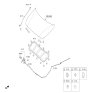 Diagram for Kia Rio Hood Latch - 81130H8000