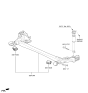 Diagram for Kia Rio Axle Beam - 55100H9500