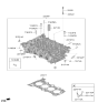 Diagram for Kia Rio Cylinder Head Gasket - 223112M011