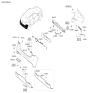 Diagram for Kia Rio Bumper Reflector - 92405H9000