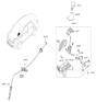 Diagram for Kia Automatic Transmission Shift Levers - 46700H2110