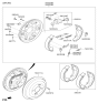 Diagram for Kia Brake Drum - 584110U000