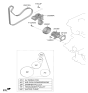 Diagram for Kia Water Pump Gasket - 251242M001