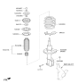 Diagram for Kia Rio Coil Springs - 54630H9050