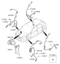 Diagram for 2019 Kia Rio ABS Sensor - 59810H5000