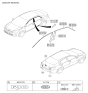Diagram for Kia Rio Emblem - 86310H9200
