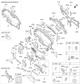 Diagram for 2018 Kia Optima Steering Column Cover - 84852D5000WK