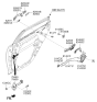 Diagram for Kia Optima Door Lock Actuator - 81415D5000