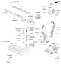 Diagram for 2019 Kia Sportage Timing Chain Tensioner - 244702G803