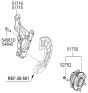 Diagram for Kia Steering Knuckle - 51715C1000