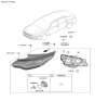 Diagram for Kia Optima Headlight - 92101D5500