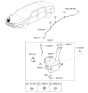 Diagram for 2017 Kia Optima Washer Reservoir - 98610D5000
