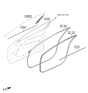 Diagram for Kia EV6 Door Moldings - 82250CV000