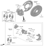 Diagram for 2026 Kia EV6 Brake Caliper - 58210CV600