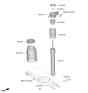 Diagram for 2026 Kia EV6 Shock Absorber - 55307CVEC0