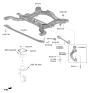 Diagram for 2026 Kia EV6 Front Cross-Member - 62400CVEB0