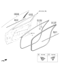 Diagram for 2025 Kia Niro Door Moldings - 82860AT000