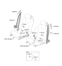 Diagram for 2025 Kia Niro Seat Belt - 88810AT500CCV