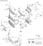 Diagram for 2025 Kia Niro Parking Assist Distance Sensor - 99310P1100AHV