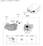 Diagram for 2026 Kia Niro Headlight - 92101AT150