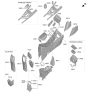 Diagram for Kia Niro Automatic Transmission Shift Levers - 467W0AT100