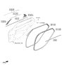 Diagram for 2025 Kia K5 Door Moldings - 83860L2000