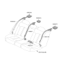 Diagram for 2026 Kia K5 Seat Belt - 89850L2500WK
