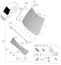 Diagram for 2026 Kia K5 Windshield - 86111L2CH0