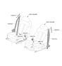 Diagram for 2026 Kia K5 Seat Belt - 88820L2500WK