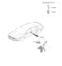 Diagram for 2025 Kia K5 Ignition Lock Assembly - 81905L2570