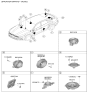 Diagram for 2026 Kia Carnival Car Speakers - 96330L1200