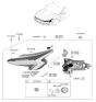 Diagram for 2026 Kia K5 Headlight - 92102L2550