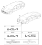 Diagram for 2026 Kia K5 Emblem - 86301L2510