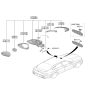 Diagram for 2026 Kia K5 Car Mirror - 87620L2DN0