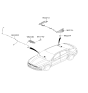 Diagram for 2026 Kia K5 Antenna - 96210L2910C7S