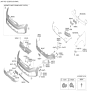Diagram for 2024 Kia Sorento Parking Assist Distance Sensor - 99310L1840C7S