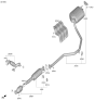 Diagram for 2026 Kia K5 Muffler - 28650L2600