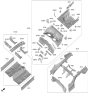 Diagram for Kia K5 Floor Pan - 65610L1000