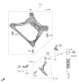Diagram for Kia Control Arm - 54500L1000