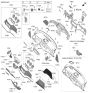 Diagram for 2018 Kia Stinger Glove Box - 84510J5000WK