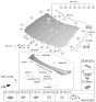 Diagram for Kia Windshield - 86110J5050