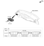Diagram for 2018 Kia Stinger Dimmer Switch - 93700J5000CA