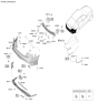 Diagram for 2018 Kia Stinger Parking Assist Distance Sensor - 95720J5200ABP
