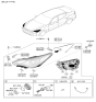 Diagram for Kia Headlight - 92102J5030