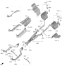 Diagram for 2024 Kia Sorento Exhaust Flange Gasket - 287513J000