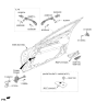 Diagram for Kia Stinger Door Check - 79390J5000