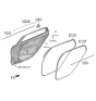 Diagram for Kia Forte Weather Strip - 83210M6000