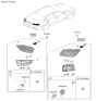 Diagram for 2019 Kia Forte Light Socket - 92491M7100